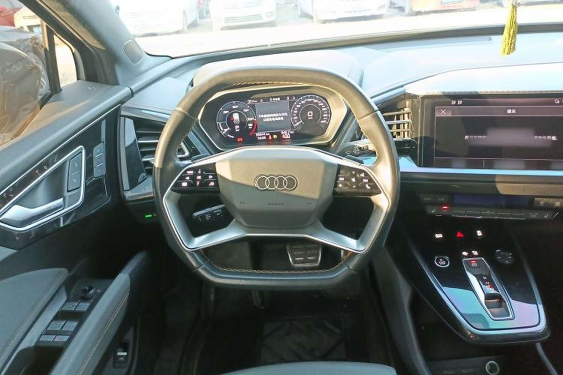 Used Audi Q4 e-tron 2023 40 e-tron Creation Edition Midnight Steering Wheel