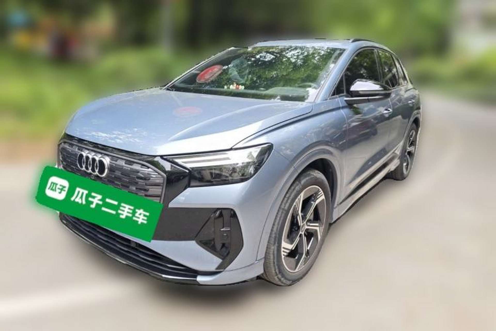 Used Audi Q4 e-tron 2023 40 e-tron Creation Edition Midnight Front Left 45 Deg