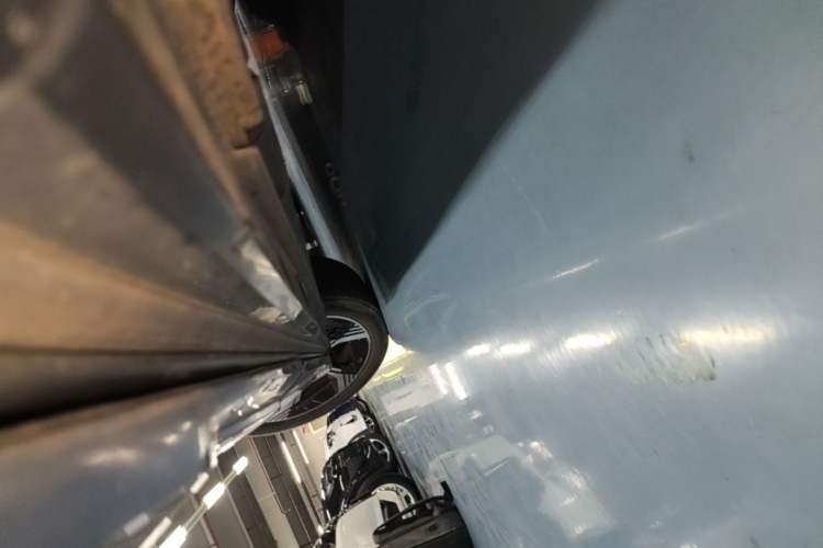 Used Audi Q4 e-tron 2023 40 e-tron Creation Edition Midnight Left Side Sill