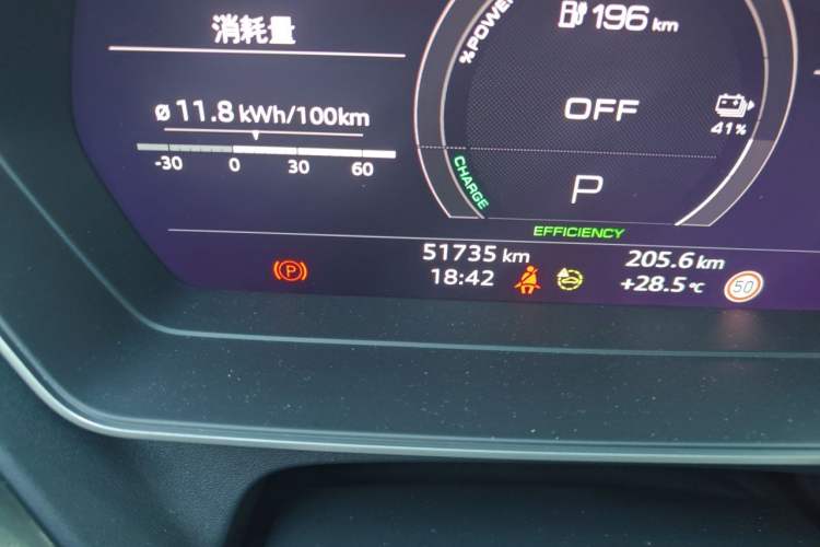 Used Audi Q4 e-tron 2023 40 e-tron Boundary Edition Odometer Close Up