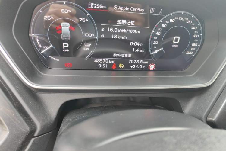 Used Audi Q4 e-tron 2023 40 e-tron Boundary Edition Odometer Close Up