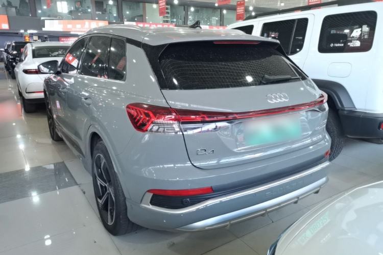 Used Audi Q4 e-tron 2023 40 e-tron Boundary Edition Rear Left 45 Deg