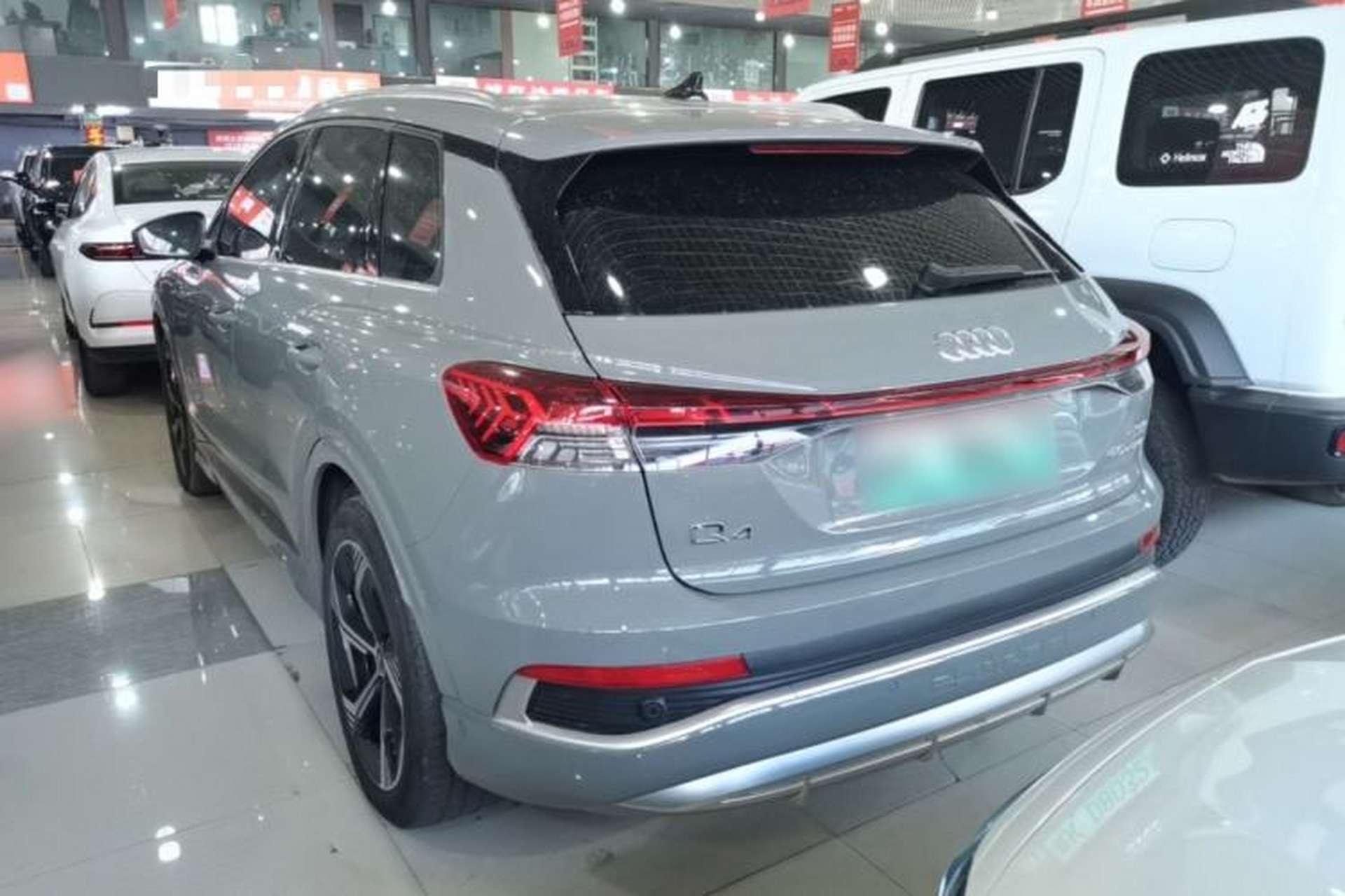 Used Audi Q4 e-tron 2023 40 e-tron Boundary Edition Rear Left 45 Deg
