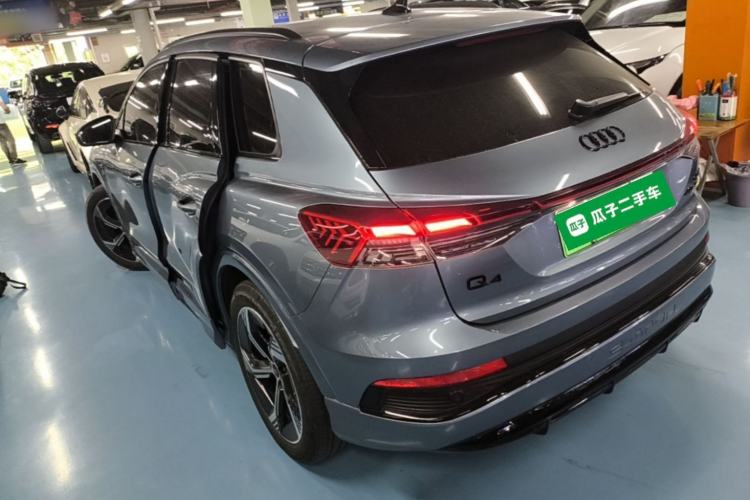 Used Audi Q4 e-tron 2023 40 e-tron Creation Edition Midnight Rear Left 45 Deg