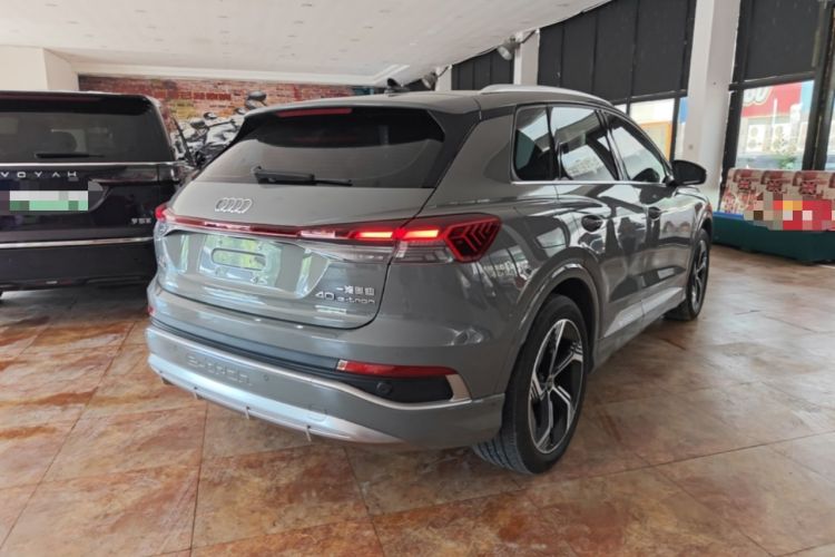 Used Audi Q4 e-tron 2023 40 e-tron Boundary Edition Rear Right 45 Deg