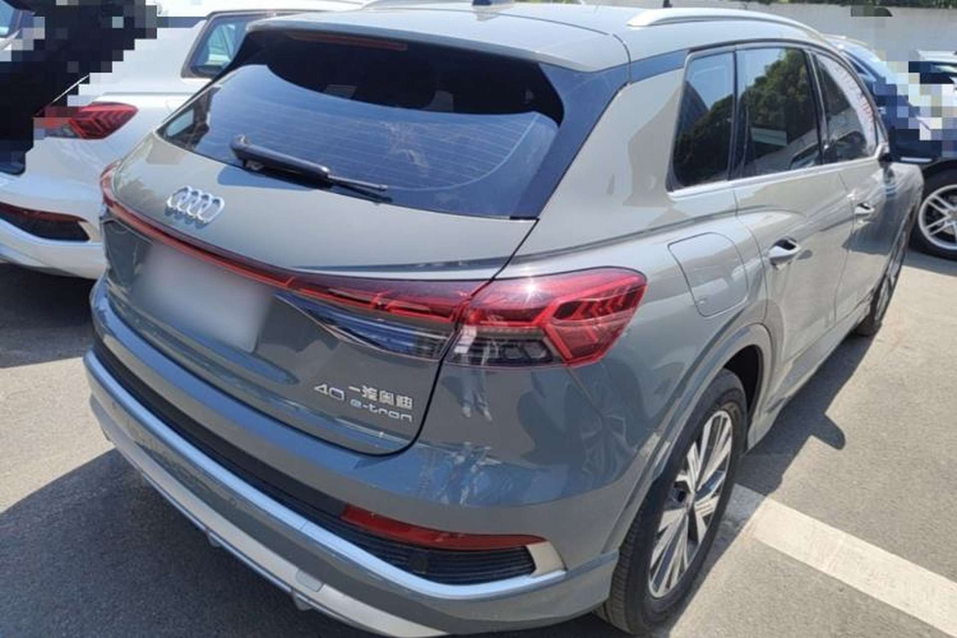 Used Audi Q4 e-tron 2023 40 e-tron Adventure Edition Rear Right 45 Deg