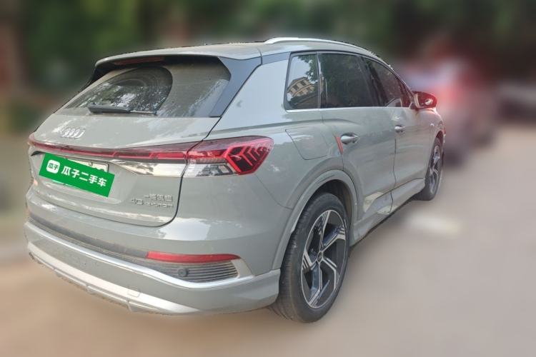 Used Audi Q4 e-tron 2023 40 e-tron Boundary Edition Rear Right 45 Deg