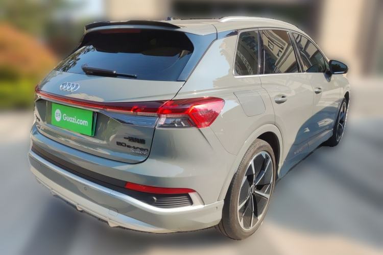 Used Audi Q4 e-tron 2023 50 e-tron quattro Creation Edition Rear Right 45 Deg