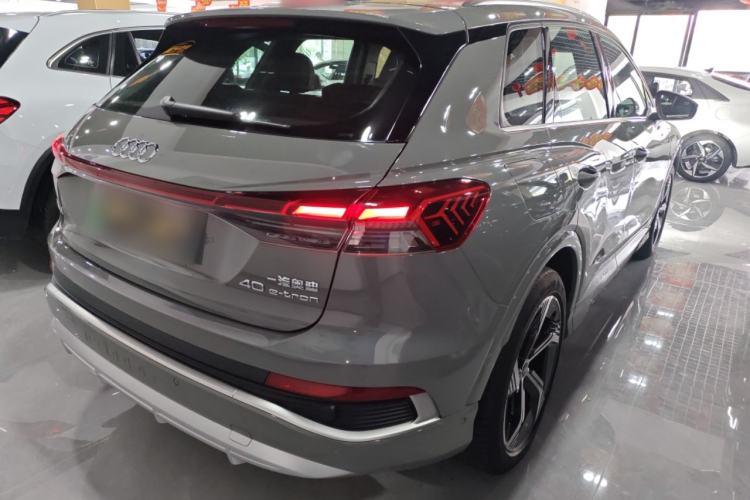 Used Audi Q4 e-tron 2023 40 e-tron Boundary Edition Rear Right 45 Deg