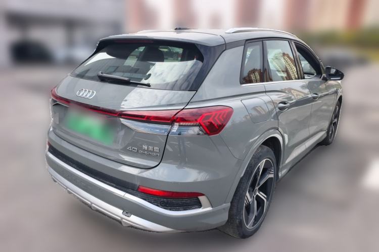 Used Audi Q4 e-tron 2023 40 e-tron Boundary Edition Rear Right 45 Deg