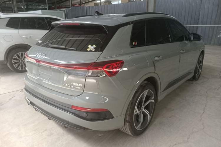 Used Audi Q4 e-tron 2023 40 e-tron Boundary Edition Rear Right 45 Deg