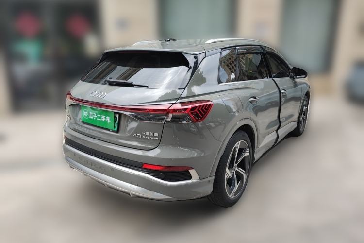 Used Audi Q4 e-tron 2023 40 e-tron Boundary Edition Rear Right 45 Deg