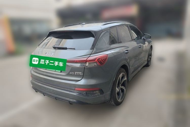 Used Audi Q4 e-tron 2023 40 e-tron Creation Edition Midnight Rear Right 45 Deg