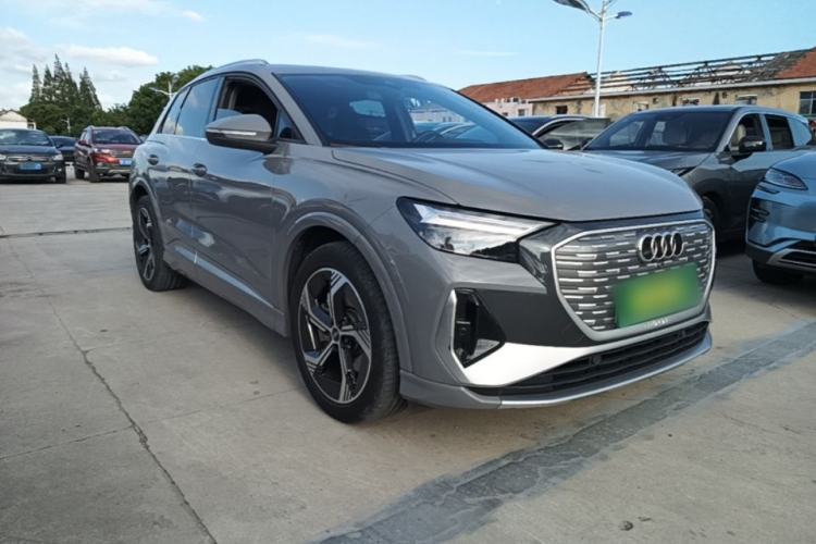 Used Audi Q4 e-tron 2023 40 e-tron Boundary Edition Front Right 45 Deg
