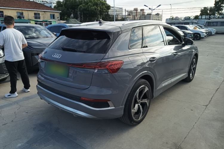 Used Audi Q4 e-tron 2023 40 e-tron Boundary Edition Rear Right 45 Deg