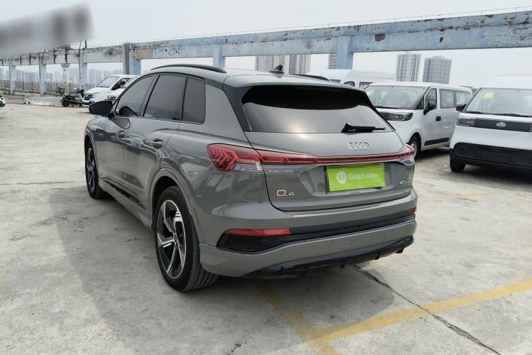 Used Audi Q4 e-tron 2023 40 e-tron Creation Edition Midnight Rear Left 45 Deg