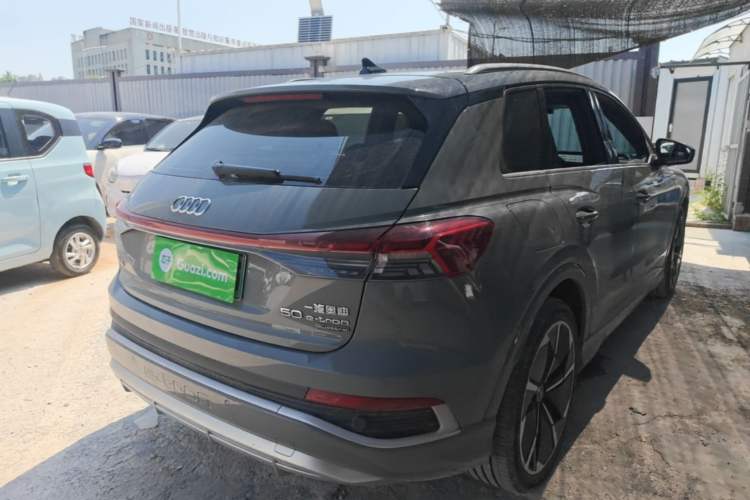 Used Audi Q4 e-tron 2023 50 e-tron quattro Visionary Edition Rear Right 45 Deg