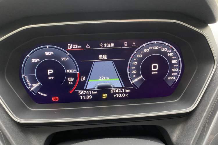 Used Audi Q4 e-tron 2023 40 e-tron Boundary Edition Odometer Close Up