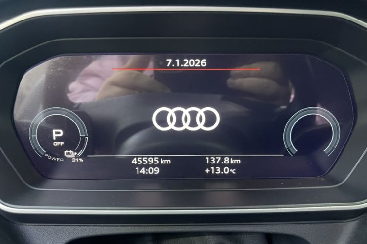 Used Audi Q4 e-tron 2023 40 e-tron Adventure Edition Odometer Close Up