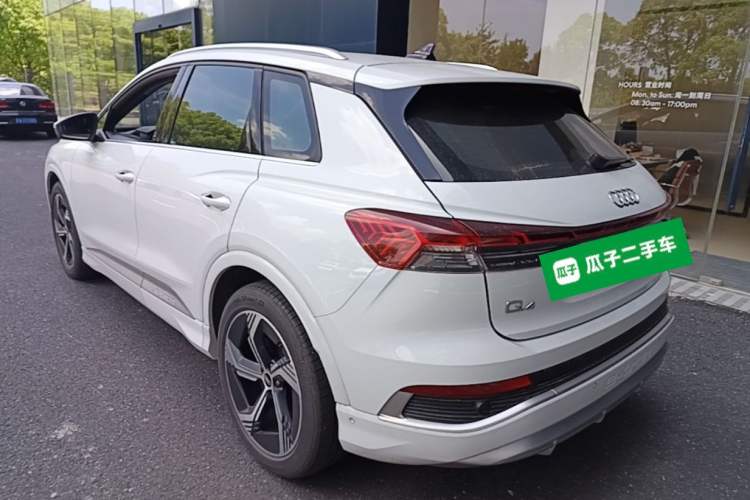 Used Audi Q4 e-tron 2023 40 e-tron Boundary Edition Rear Left 45 Deg