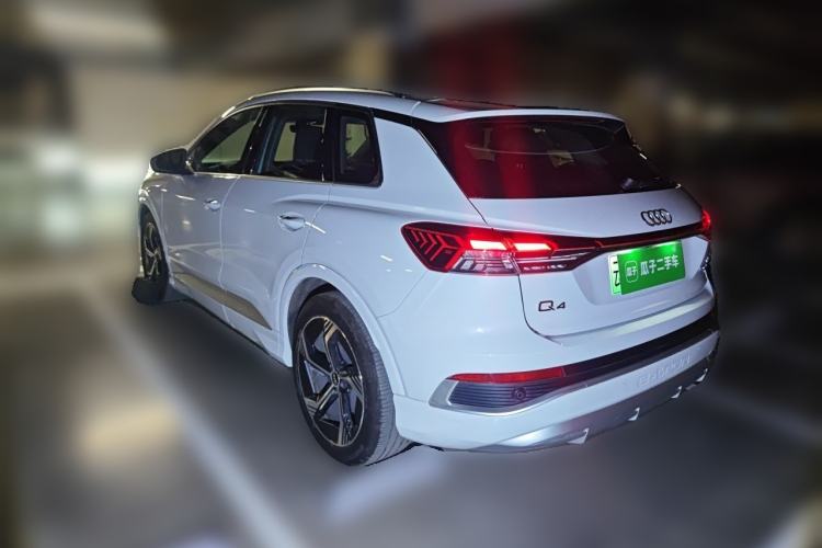 Used Audi Q4 e-tron 2023 50 e-tron quattro Visionary Edition Rear Left 45 Deg