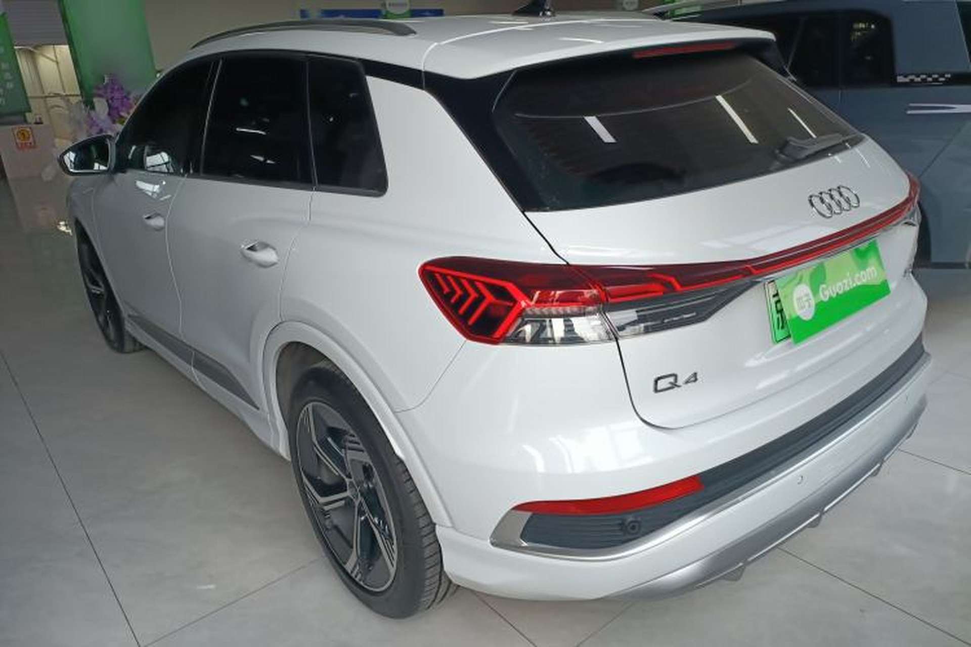 Used Audi Q4 e-tron 2023 50 e-tron quattro Visionary Edition Rear Left 45 Deg