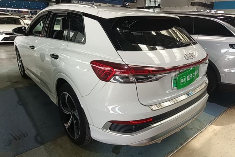 Used Audi Q4 e-tron 2023 50 e-tron quattro Visionary Edition Rear Left 45 Deg