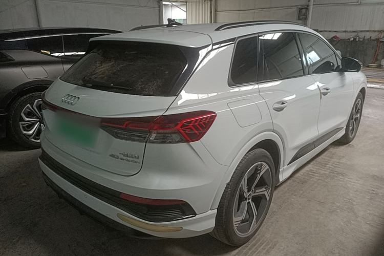 Used Audi Q4 e-tron 2023 40 e-tron Boundary Edition Rear Right 45 Deg