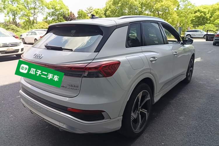 Used Audi Q4 e-tron 2023 40 e-tron Boundary Edition Rear Right 45 Deg