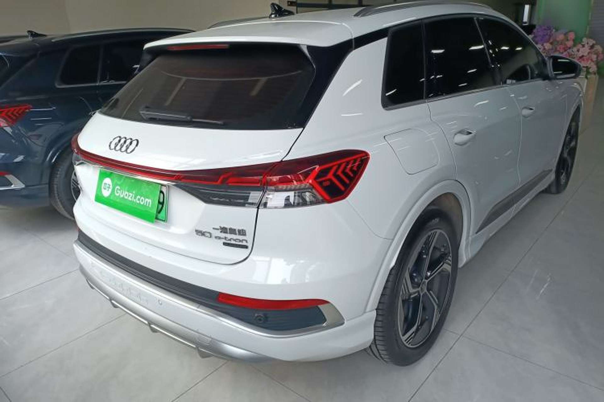 Used Audi Q4 e-tron 2023 50 e-tron quattro Visionary Edition Rear Right 45 Deg