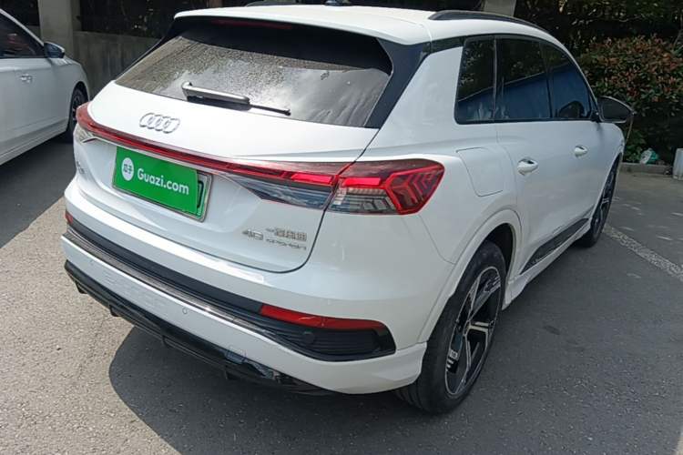 Used Audi Q4 e-tron 2023 40 e-tron Creation Edition Midnight Rear Right 45 Deg