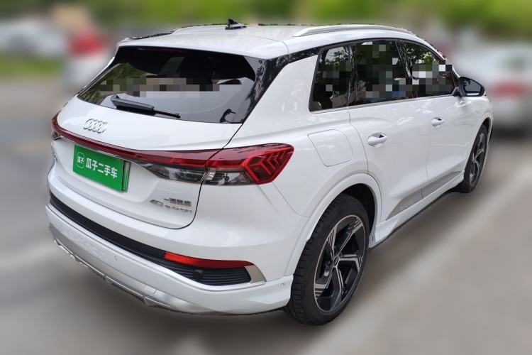 Used Audi Q4 e-tron 2023 40 e-tron Boundary Edition Rear Right 45 Deg