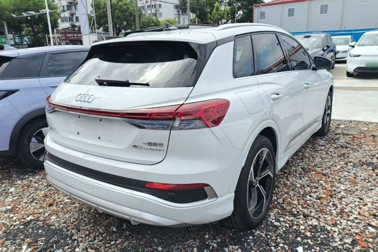 Used Audi Q4 e-tron 2023 40 e-tron Boundary Edition Rear Right 45 Deg