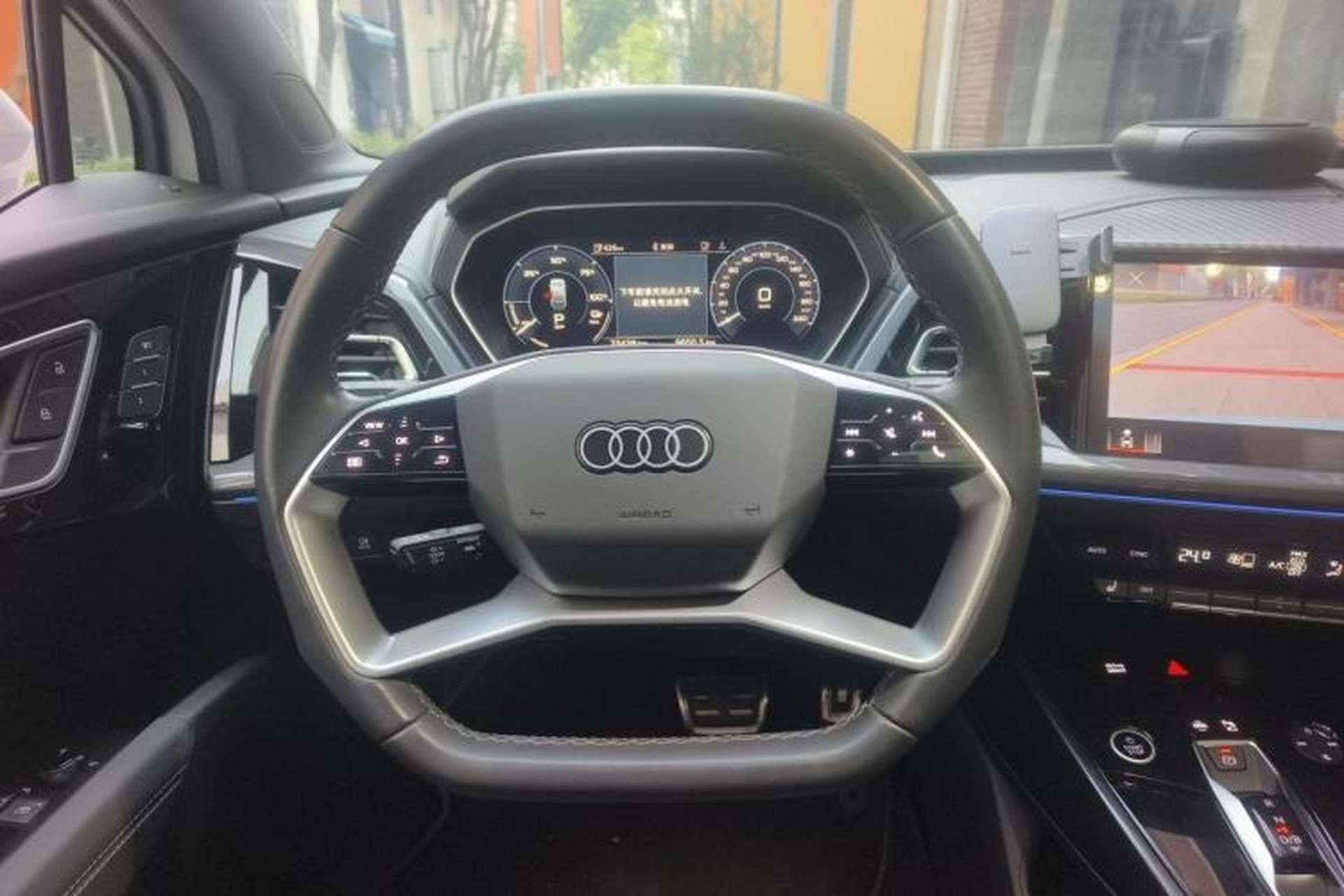 Used Audi Q4 e-tron 2023 40 e-tron Boundary Edition Steering Wheel