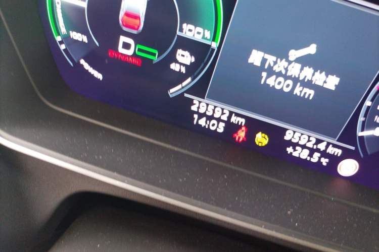 Used Audi Q4 e-tron 2024 40 e-tron Boundary Edition Odometer Close Up