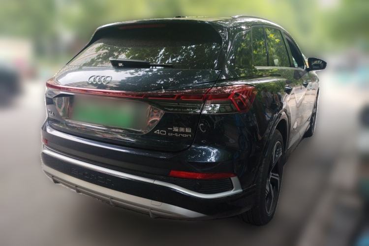 Used Audi Q4 e-tron 2024 40 e-tron Boundary Edition Rear Right 45 Deg