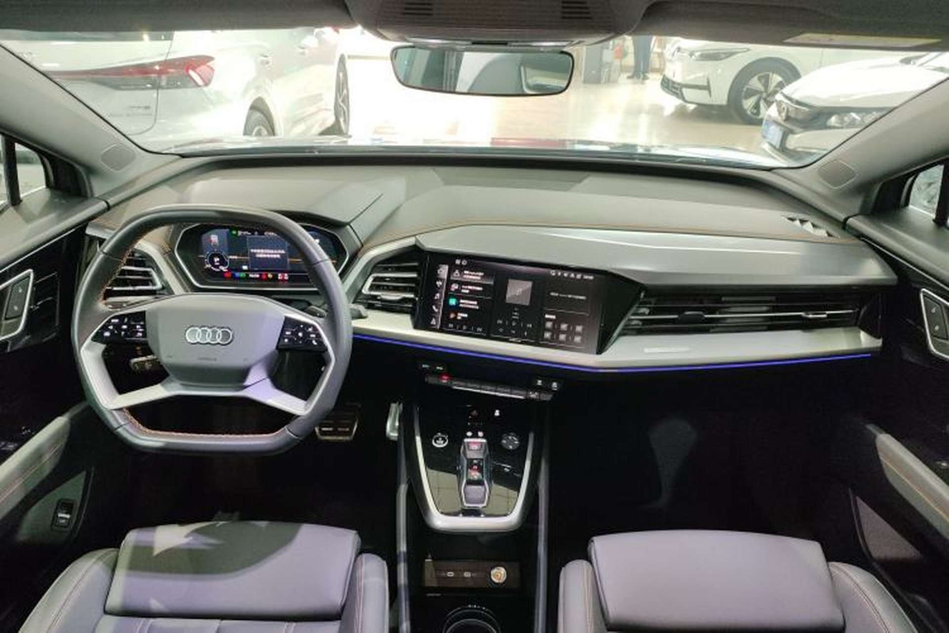 Used Audi Q4 e-tron 2024 40 e-tron Adventure Edition Center Console