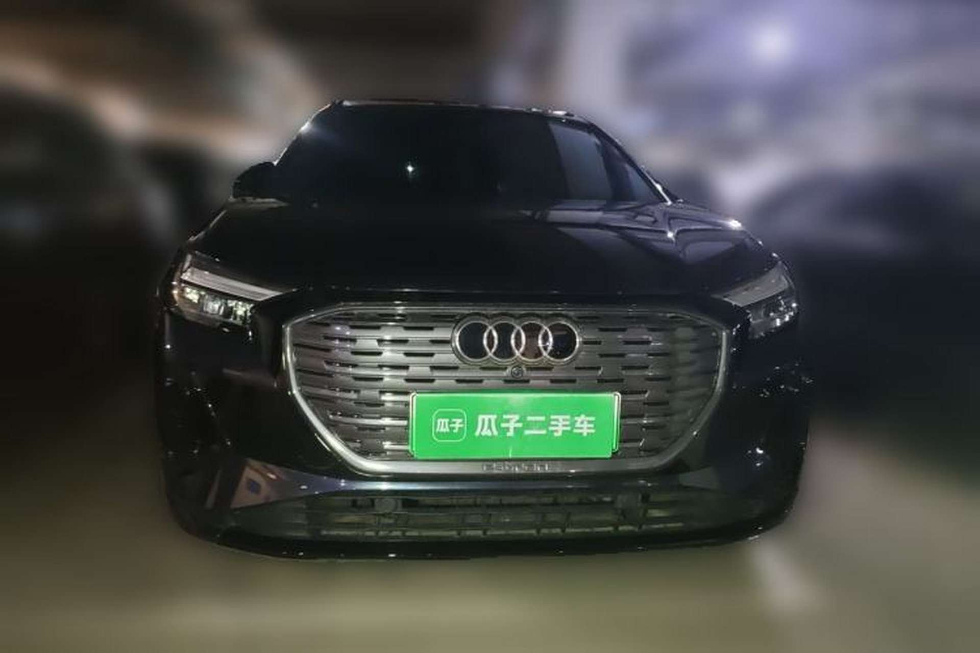 Used Audi Q4 e-tron 2024 40 e-tron Boundary Edition in Midnight Blue Front