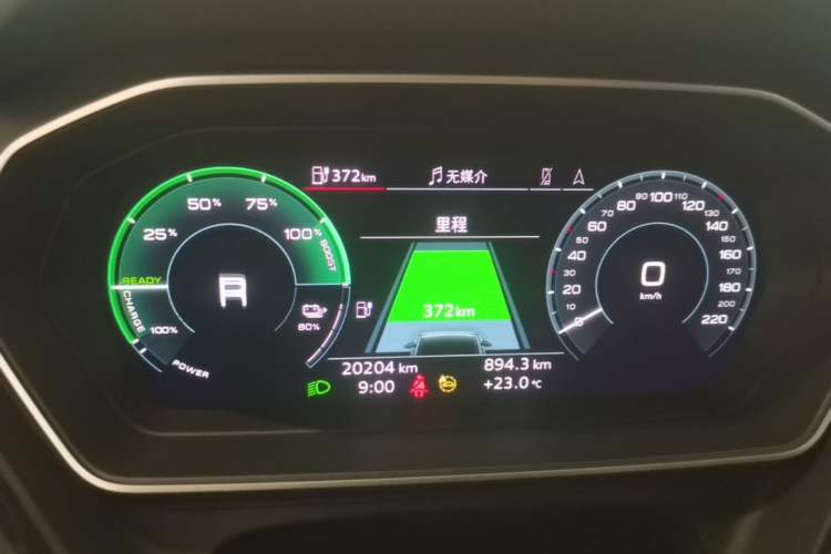 Used Audi Q4 e-tron 2024 50 e-tron quattro Creation Edition Midnight Instrument Cluster