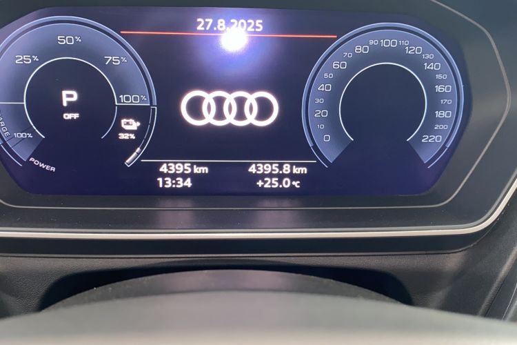 Used Audi Q4 e-tron 2024 40 e-tron Boundary Edition Odometer Close Up