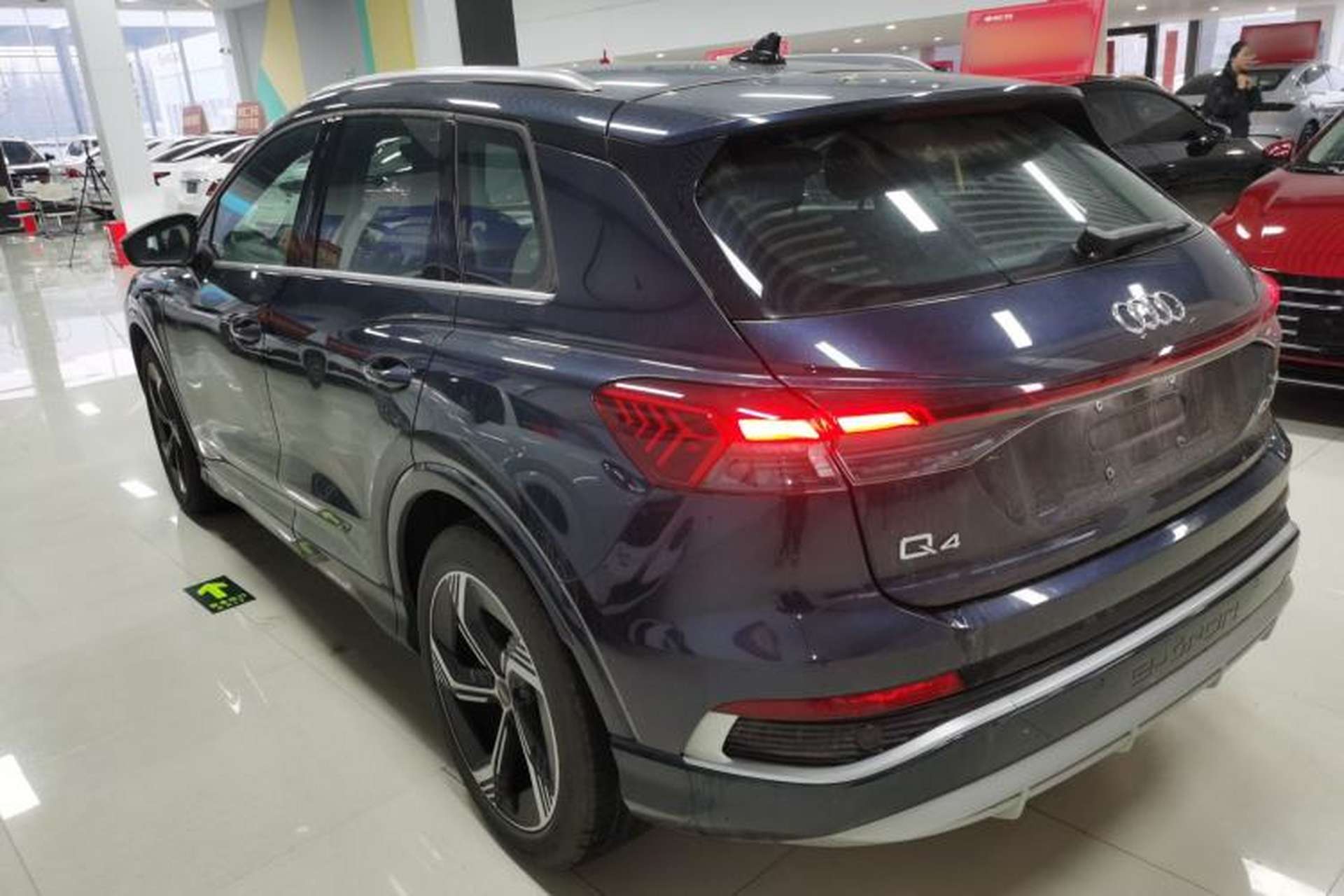 Used Audi Q4 e-tron 2024 40 e-tron Boundary Edition Rear Left 45 Deg