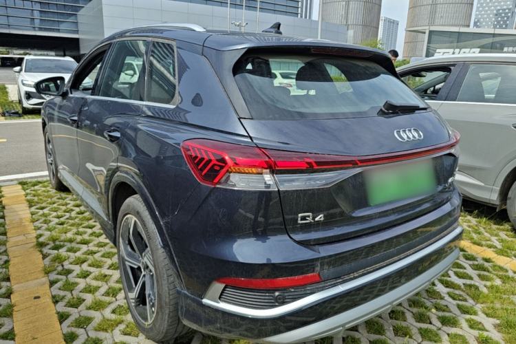 Used Audi Q4 e-tron 2024 40 e-tron Boundary Edition Rear Left 45 Deg