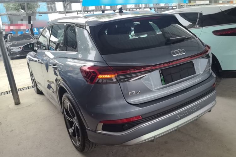 Used Audi Q4 e-tron 2024 40 e-tron Boundary Edition Rear Left 45 Deg