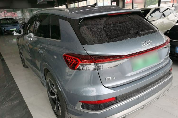 Used Audi Q4 e-tron 2024 40 e-tron Boundary Edition Rear Left 45 Deg