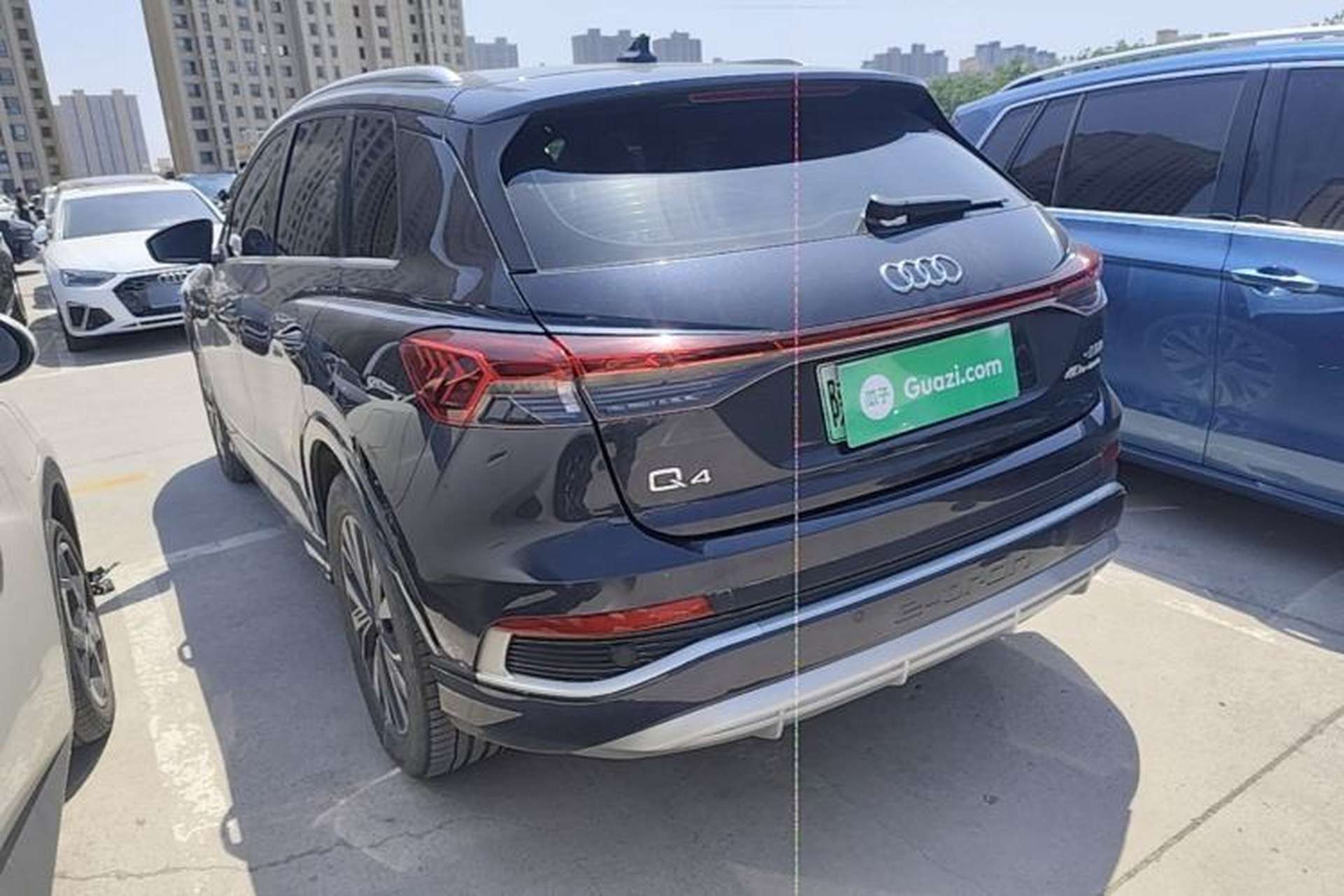 Used Audi Q4 e-tron 2024 40 e-tron Adventure Edition Rear Left 45 Deg