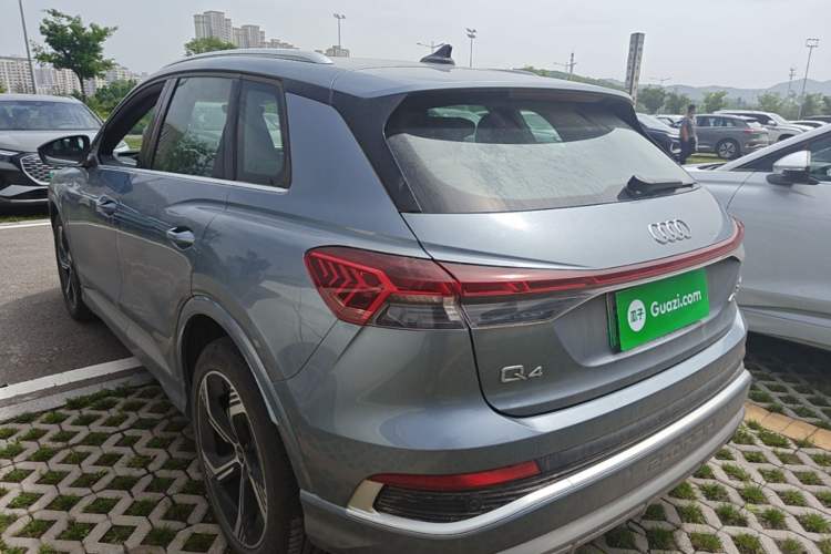 Used Audi Q4 e-tron 2024 40 e-tron Boundary Edition Rear Left 45 Deg