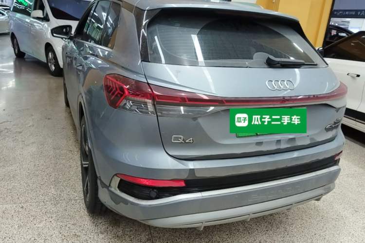 Used Audi Q4 e-tron 2024 40 e-tron Boundary Edition Rear Left 45 Deg