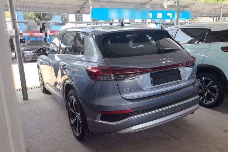 Used Audi Q4 e-tron 2024 40 e-tron Boundary Edition Rear Left 45 Deg