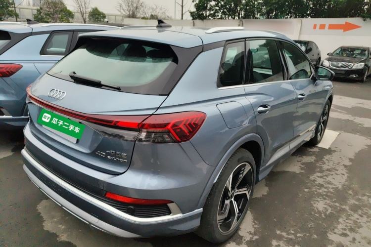 Used Audi Q4 e-tron 2024 40 e-tron Boundary Edition Rear Right 45 Deg