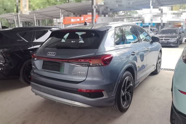 Used Audi Q4 e-tron 2024 40 e-tron Boundary Edition Rear Right 45 Deg